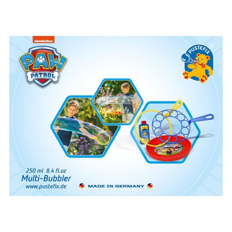 PAW Patrol : La Pat' Patrouille Pustefix bulles de savon Multi-Bubbler Assortiment (5) | 4001648155806