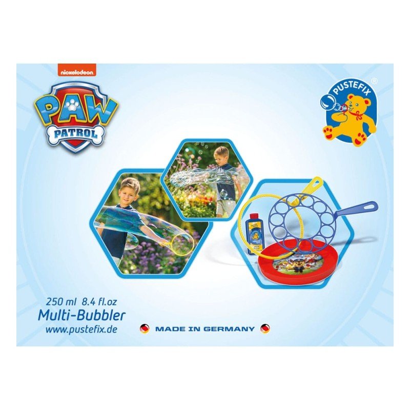 PAW Patrol : La Pat' Patrouille Pustefix bulles de savon Multi-Bubbler Assortiment (5) | 4001648155806