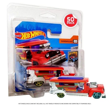 Hot Wheels European Series PET Blisters 50-Pack for Short Card | 3701492100045