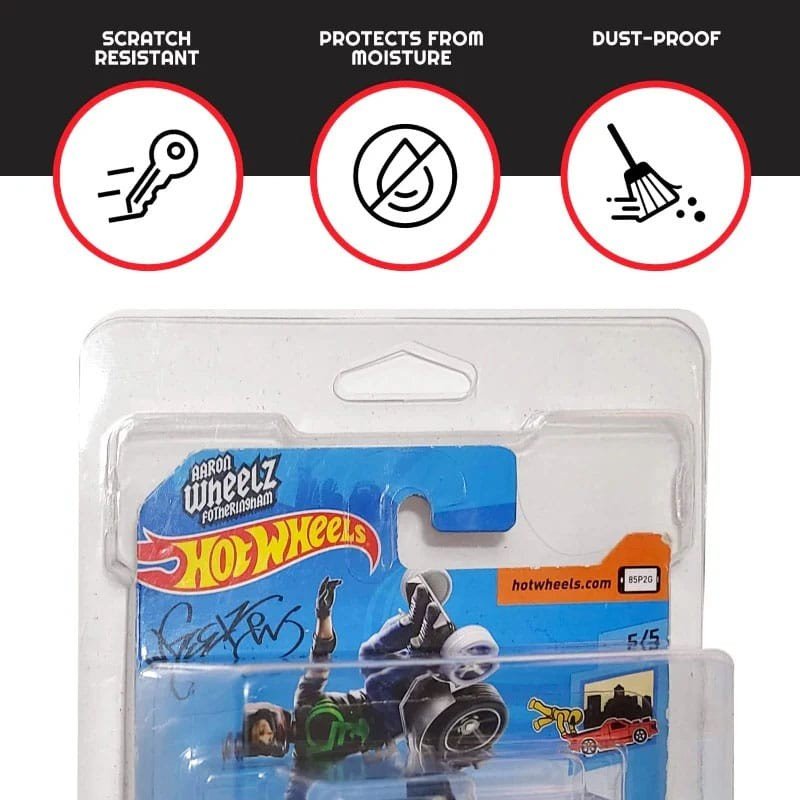 Hot Wheels European Series PET Blisters 50-Pack for Short Card | 3701492100045