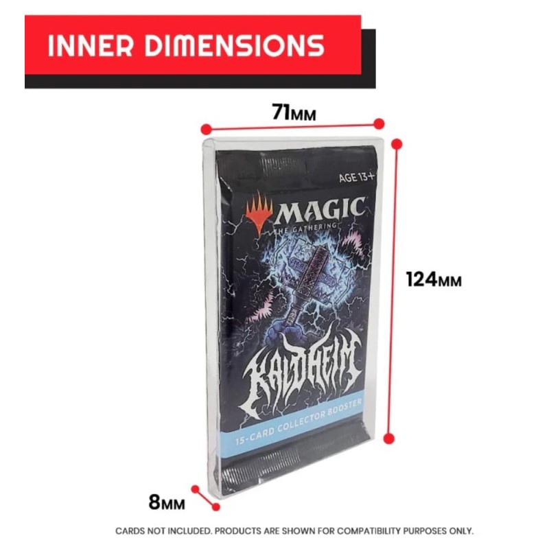 PET Protectors 10-Pack for Booster, Magic, Yu-Gi-Oh Cards | 3701492101554
