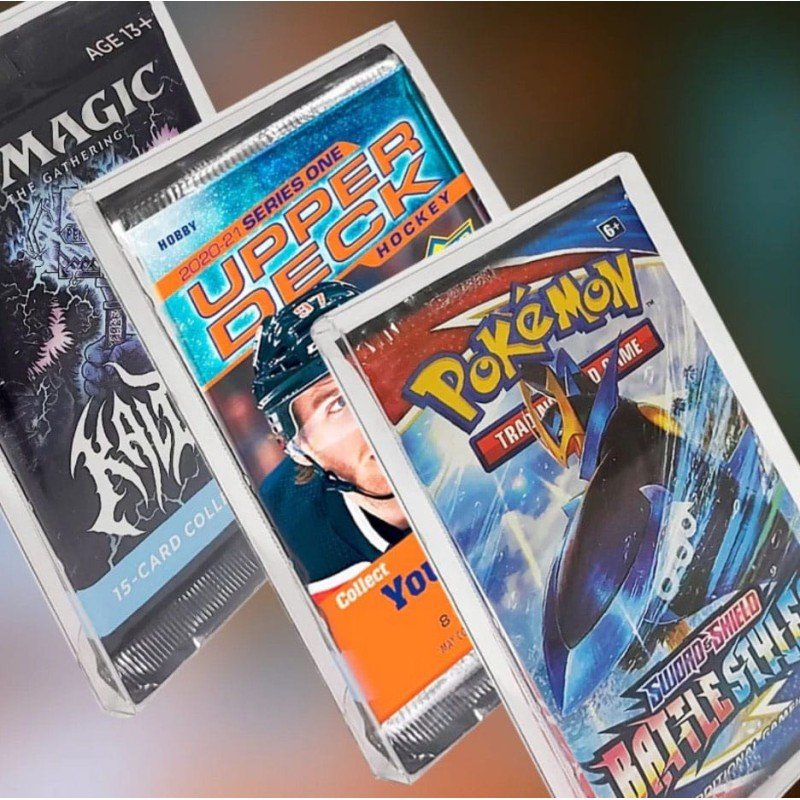 PET Protectors 10-Pack for Booster, Magic, Yu-Gi-Oh Cards | 3701492101554