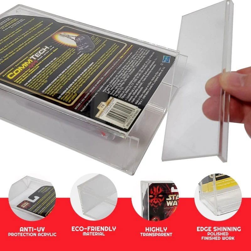 Evoretro pack 2 présentoirs vitrine acrylique pour figurines articulées | 3701492102148