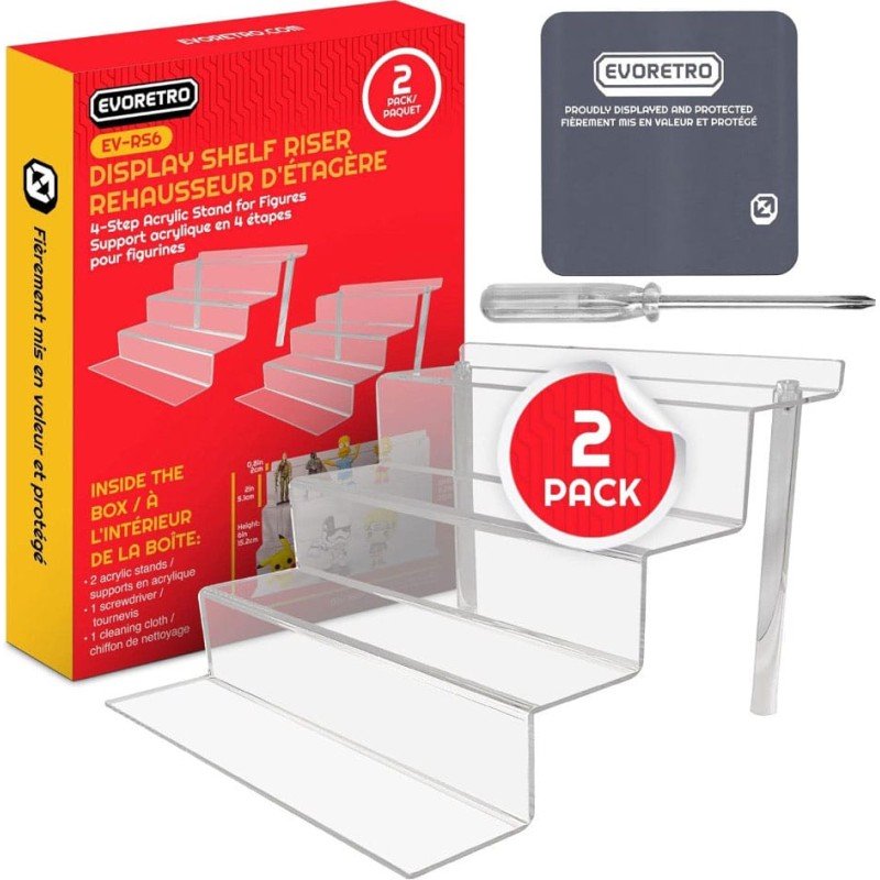 Evoretro pack 2 Rehausseur d´étagére RS6 | 3701492102230