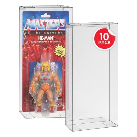 Pack 10 boîtes de protection en PET pour figurines Masters of the Universe Origins Power Posing (Carded) Box | 3701492102308