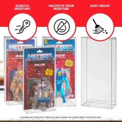 Pack 10 boîtes de protection en PET pour figurines Masters of the Universe Origins Power Posing (Carded) Box | 3701492102308