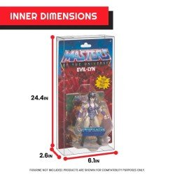 Pack 10 boîtes de protection en PET pour figurines Masters of the Universe Origins Power Posing (Carded) Box | 3701492102308