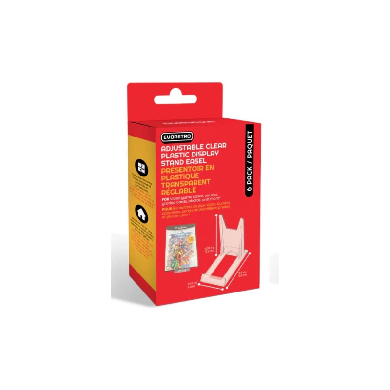 Pack 6 supports de chevalets réglables en acrylique | 3701492102704