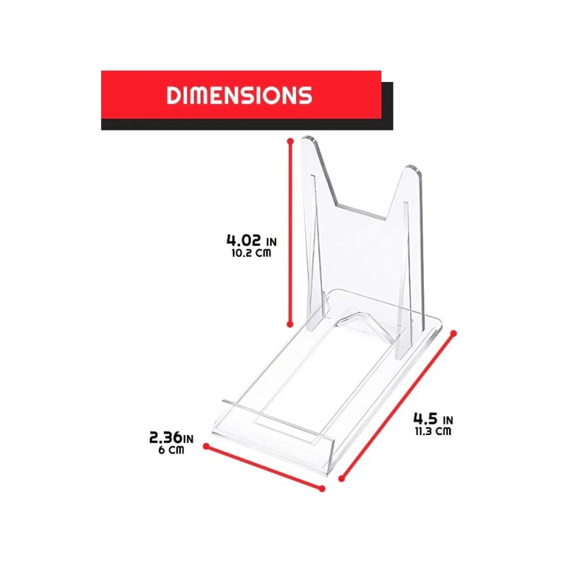 Pack 6 supports de chevalets réglables en acrylique | 3701492102704