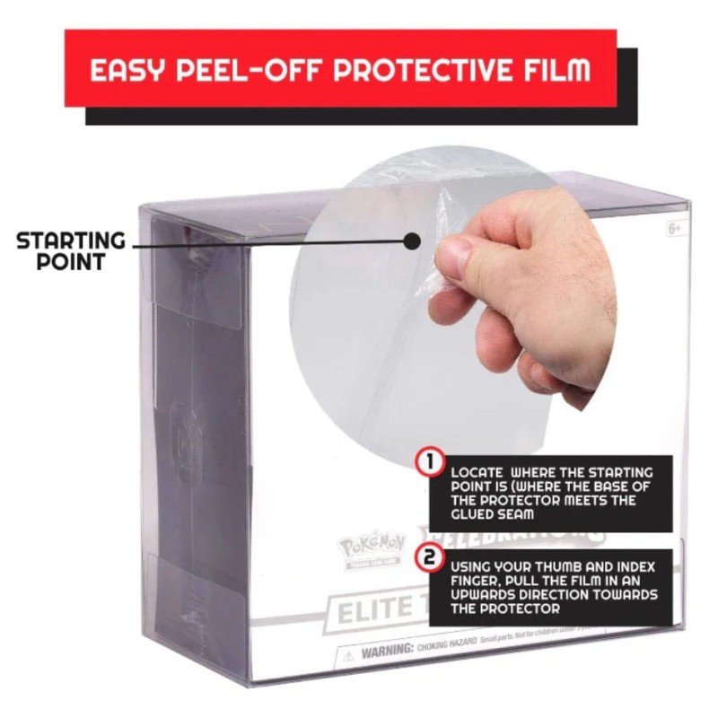 Pack 5 boîtes de protection en PET pour Booster Boxes / Elite Trainer Boxes Ver. 2 | 3701492103428