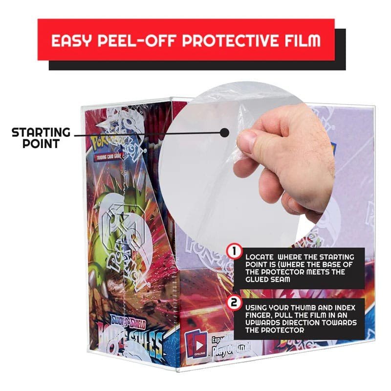 Pack 5 boîtes de protection en PET pour Booster Boxes / Elite Trainer Boxes Ver. 1 | 3701492103435