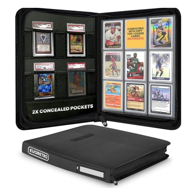 Evoretro classeur Shield+ Topload 216 Cards Black | 3701492103541