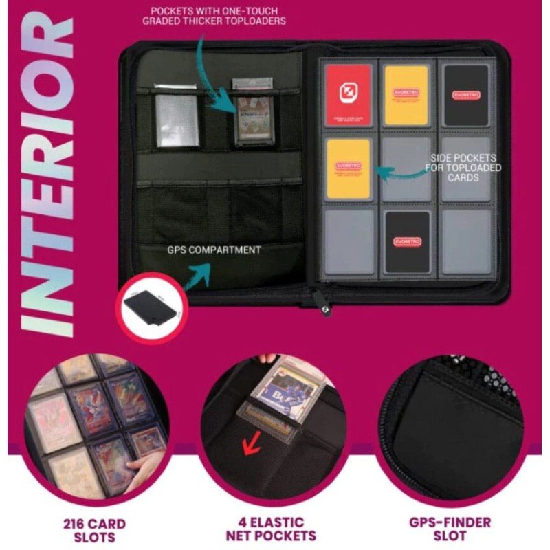 Evoretro classeur Shield+ Topload 216 Cards Neon Green | 3701492103909