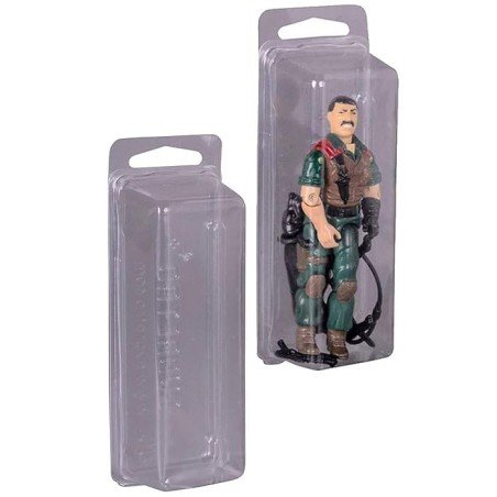 Pack 50 boîtes de protection Clamshell en PET pour figurines articulées | 3760265295173