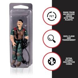 Pack 50 boîtes de protection Clamshell en PET pour figurines articulées | 3760265295173