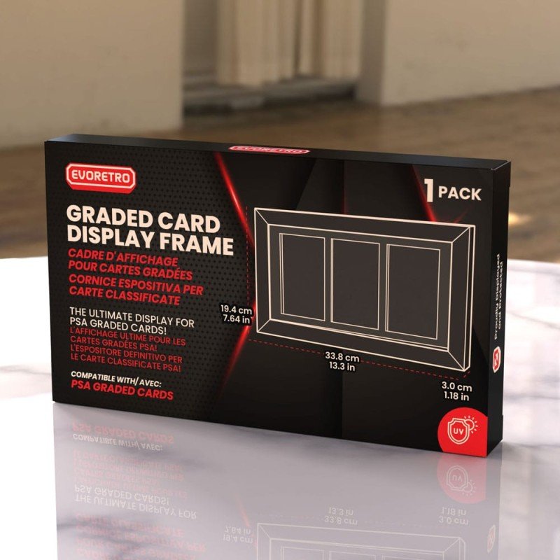 Evoretro cadre d´affichage pour cartes gradées avec 3 PSA Graded Cards | 3701492105293