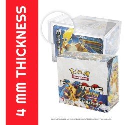 Evoretro Acrylic Display Case for Booster Boxes / Elite Trainer Boxes Ver. 1 with Sliding Lid | 3760265297573