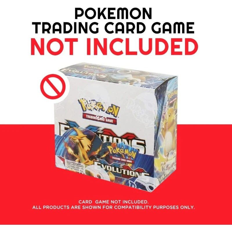 Evoretro Acrylic Display Case for Booster Boxes / Elite Trainer Boxes Ver. 1 with Sliding Lid | 3760265297573