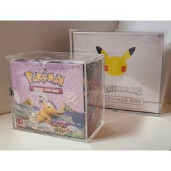 Evoretro Acrylic Display Case for Booster Boxes / Elite Trainer Boxes Ver. 1 with Sliding Lid | 3760265297573