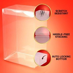 PET Protectors 10-Pack for Amiibo Figures | 3701492108263