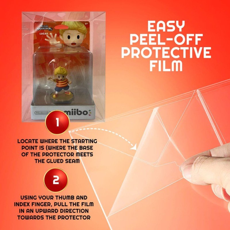 PET Protectors 10-Pack for Amiibo Figures | 3701492108263