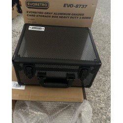 Evoretro Trading Card Suitcase Silver/Gray Small | 3701492108737