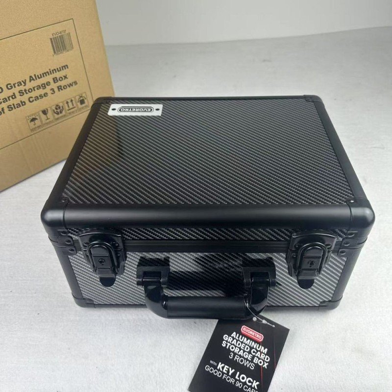 Evoretro Trading Card Suitcase Silver/Gray Small | 3701492108737