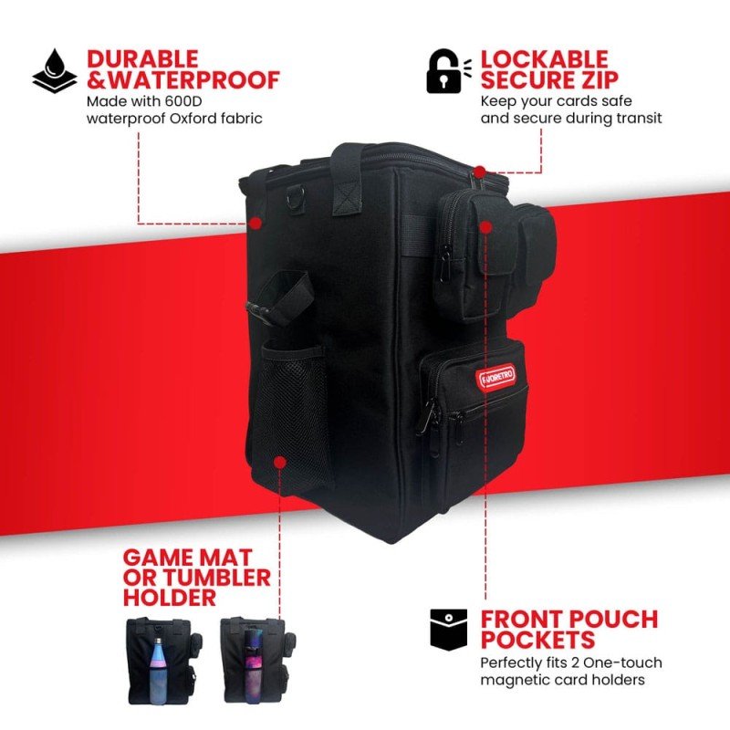 Evoretro Trading Card Backpack Black | 3701492108904