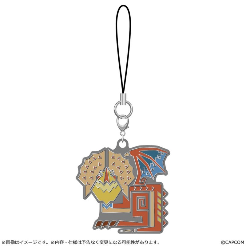 Monster Hunter Wilds assortiment porte-clés métal Monster Icon 5 cm (10) | 4976219135474
