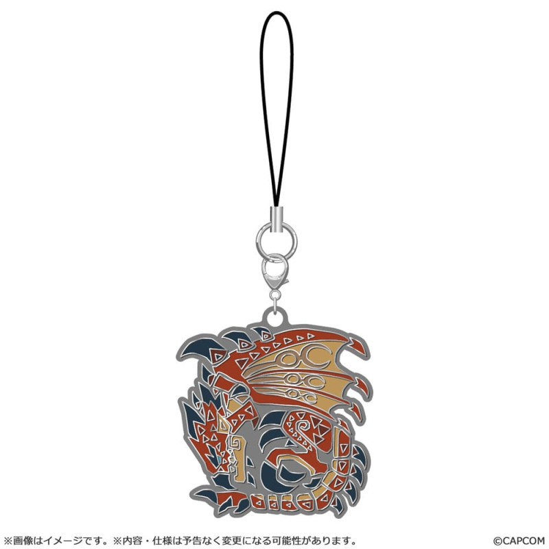 Monster Hunter Wilds assortiment porte-clés métal Monster Icon 5 cm (10) | 4976219135474