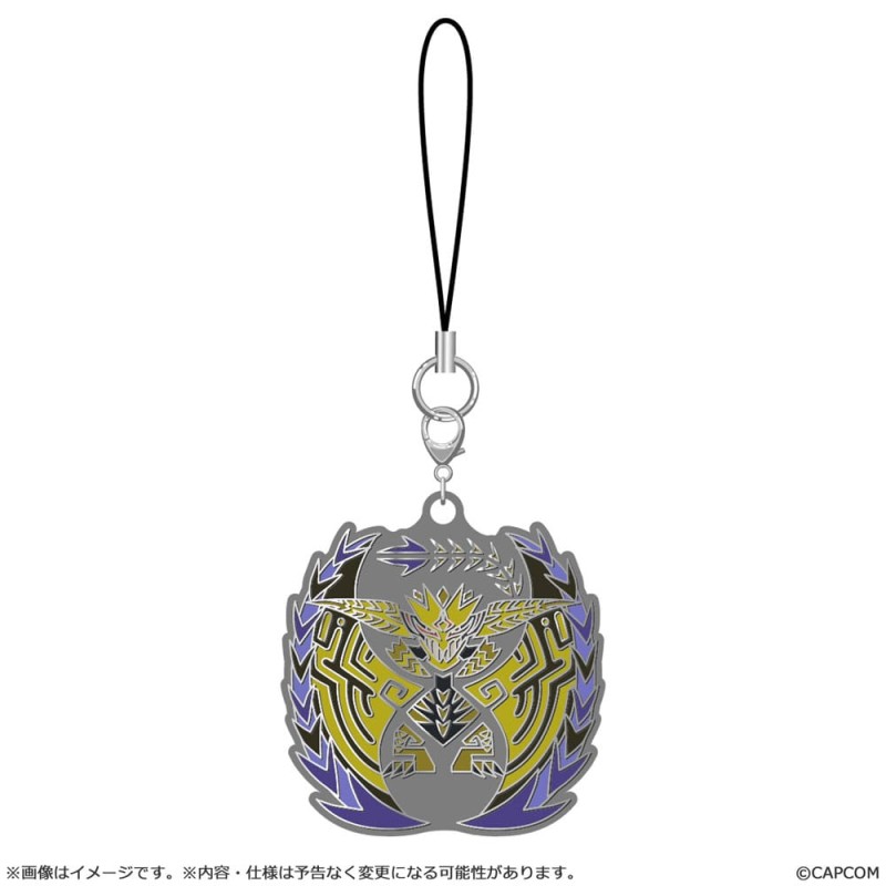 Monster Hunter Wilds Metal Keychain Monster Icon 5 cm Assortment (10) | 4976219135474