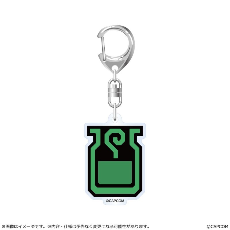 Monster Hunter Wilds assortiment porte-clés acrylique Item Icon 6 cm (10) | 4976219135498