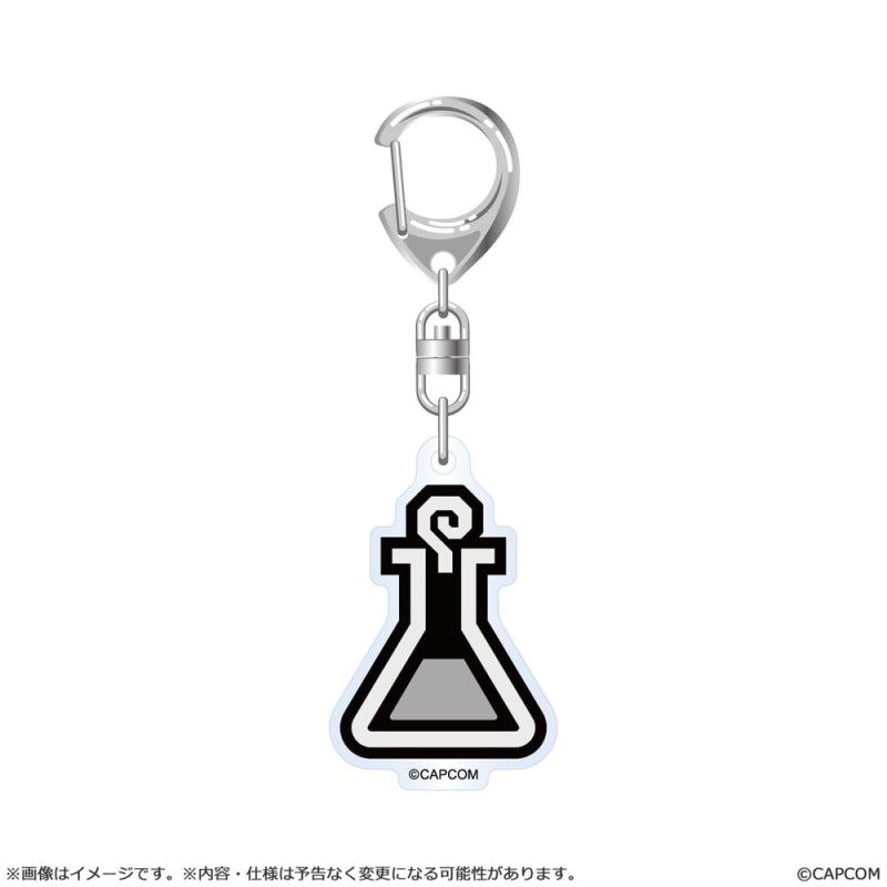 Monster Hunter Wilds assortiment porte-clés acrylique Item Icon 6 cm (10) | 4976219135498