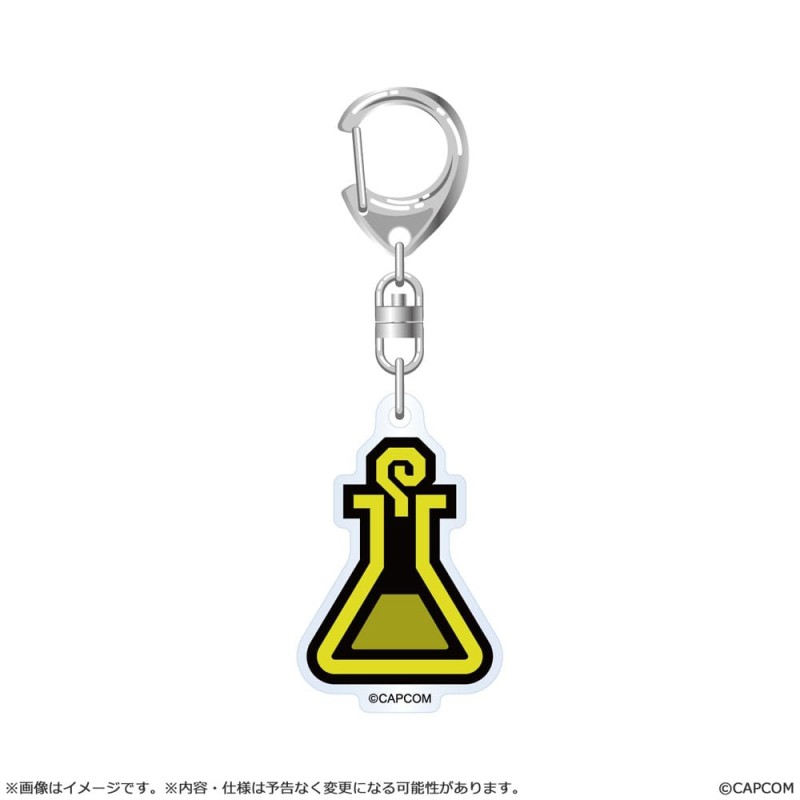 Monster Hunter Wilds Acryl Keychains Item Icon 6 cm Assortment (10) | 4976219135498