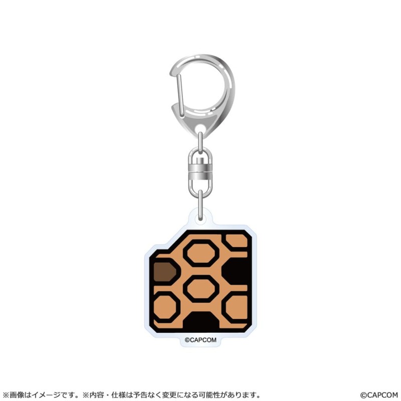 Monster Hunter Wilds assortiment porte-clés acrylique Item Icon 6 cm (10) | 4976219135498
