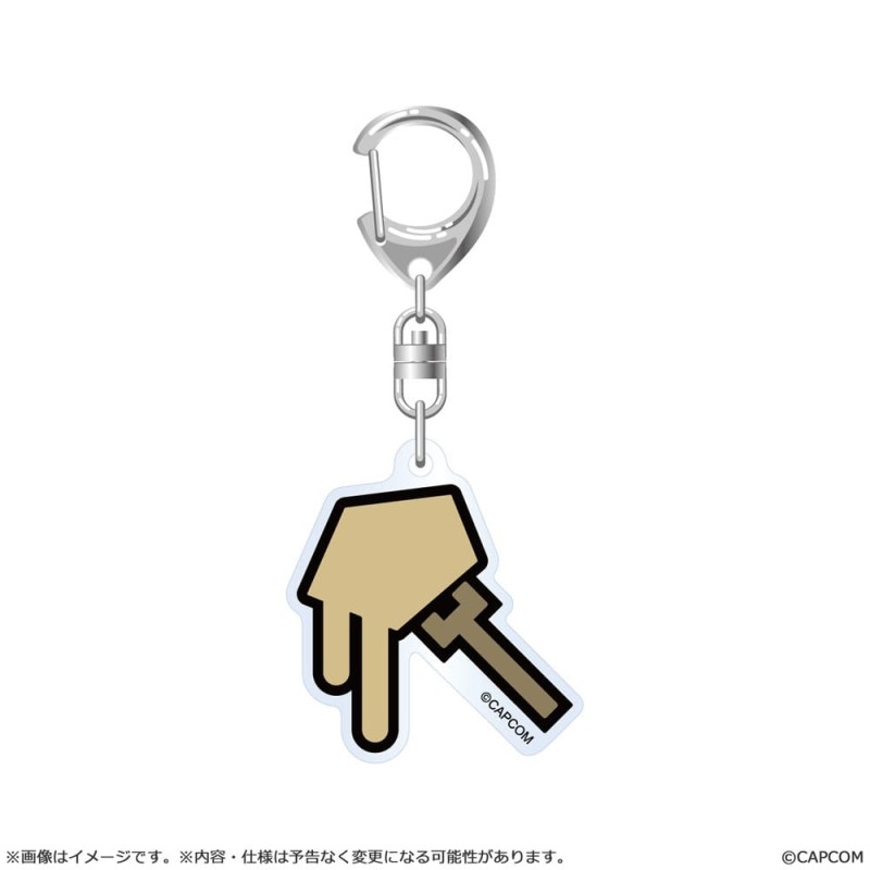 Monster Hunter Wilds assortiment porte-clés acrylique Item Icon 6 cm (10) | 4976219135498