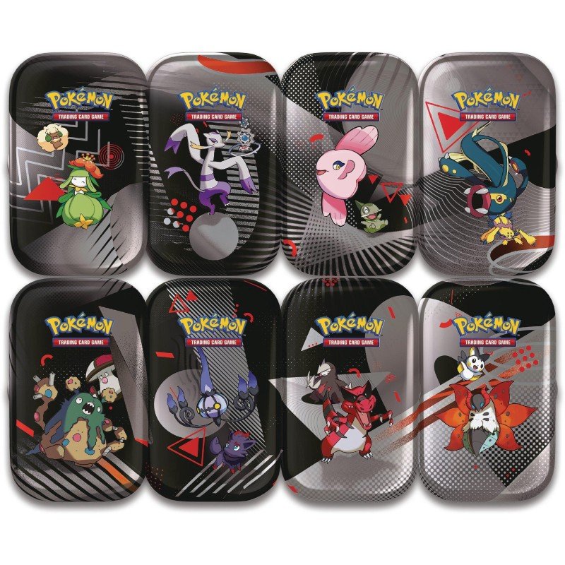 Pokémon - Black Lightning and White Flame (EV10.5) - Mini tin Display (8 visuals) - FR | 0196214114203