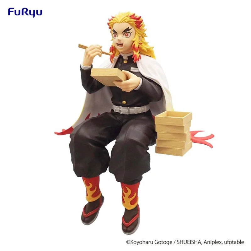 Demon Slayer: Kimetsu no Yaiba PVC Noodle Stopper Rengoku Kyojuro Beeldje 14 cm | 4580736402874