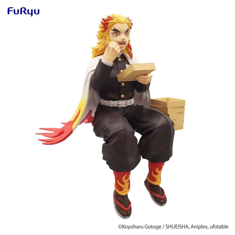 Demon Slayer: Kimetsu no Yaiba PVC Noodle Stopper Rengoku Kyojuro Beeldje 14 cm