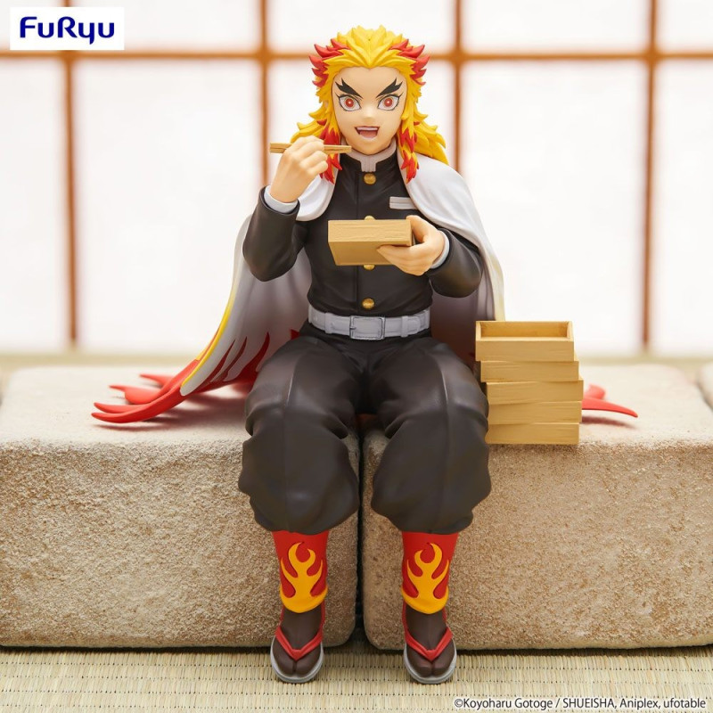 Demon Slayer: Kimetsu no Yaiba PVC Noodle Stopper Rengoku Kyojuro Statuette 14 cm
