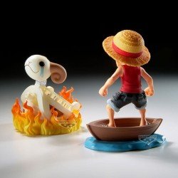 One Piece WCF Log Stories PVC Statue 2-Pack Luffy & Going Merry 8 cm | 4983164289282