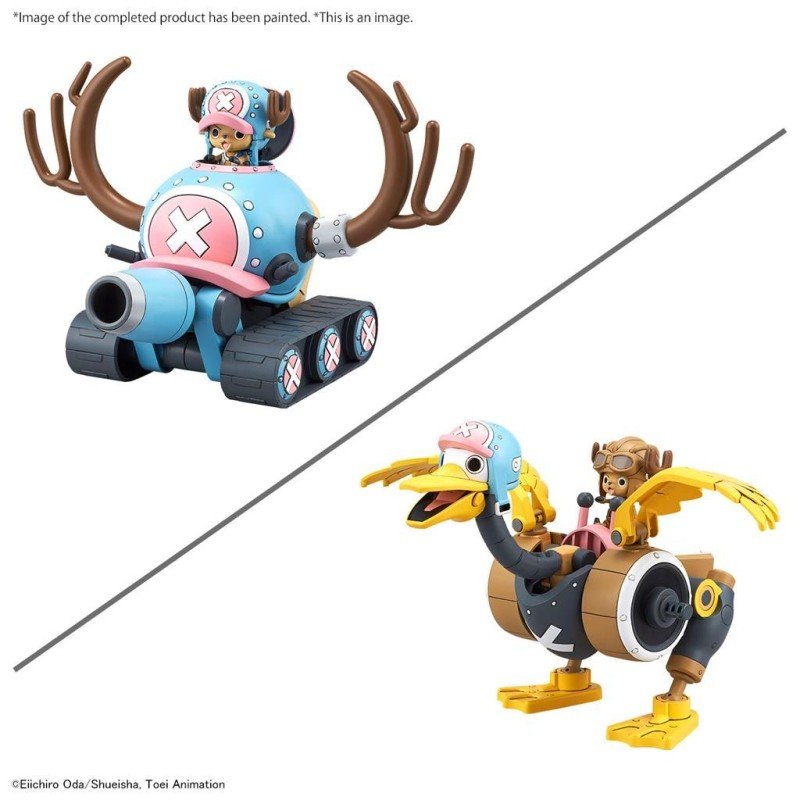 One Piece - Bandai Model Kit - Chopper Robot 1 & 2 - Chopper Tank + Chopper Wing | 4573102674456