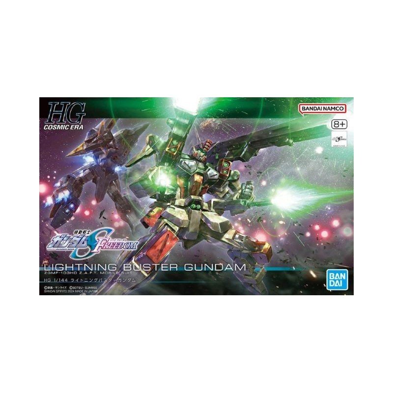 Gundam - Model Kit HG 1/144 - Lightning Buster Gundam | 4573102671714
