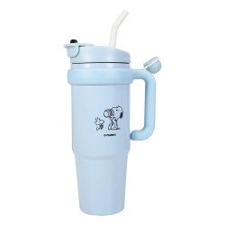 Peanuts tasse thermo avec paille coudée Snoopy 887 ml | 5056563704928