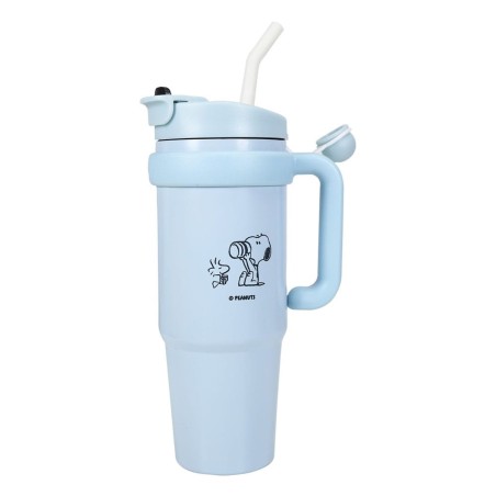 Peanuts Thermo Cup with straw Snoopy 887 ml | 5056563704928