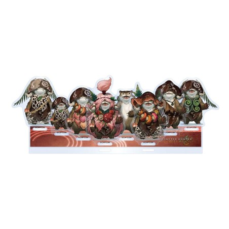 Monster Hunter Wilds Acrylic Stand Plumpeach Set 15 cm | 4976219134712