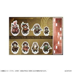 Monster Hunter Wilds Acrylic Stand Plumpeach Set 15 cm | 4976219134712