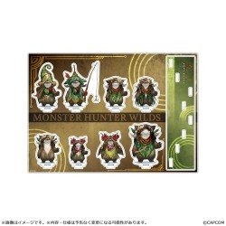 Monster Hunter Wilds Acrylic Stand Chomber Set 15 cm | 4976219134729