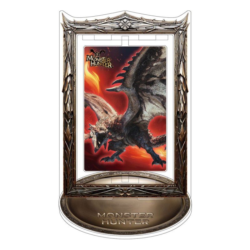 Monster Hunter Socle en acrylique Rathalos Rotating 14 cm | 4976219135139