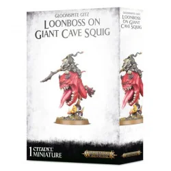 Warhammer Age of Sigmar - Gloomspite Gitz: Loufboss on Giant Cave Squig